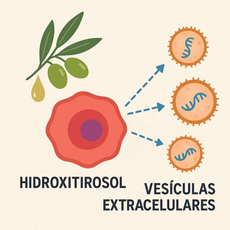 Hidroxitirosol y vesículas extracelulares