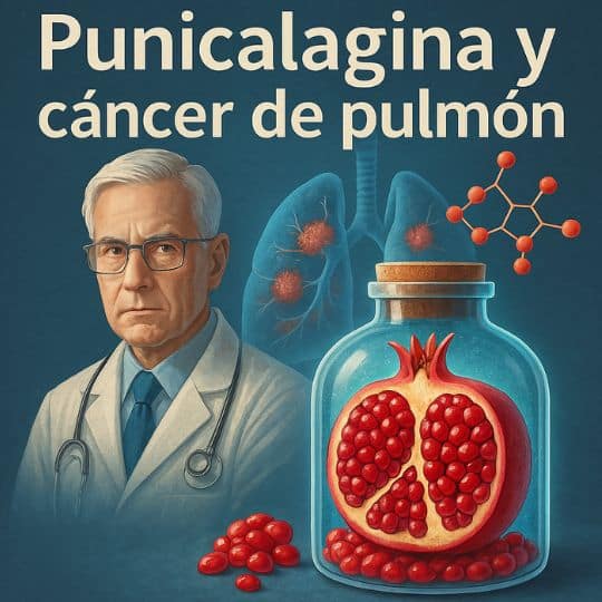 Punicalagina y cáncer de pulmón
