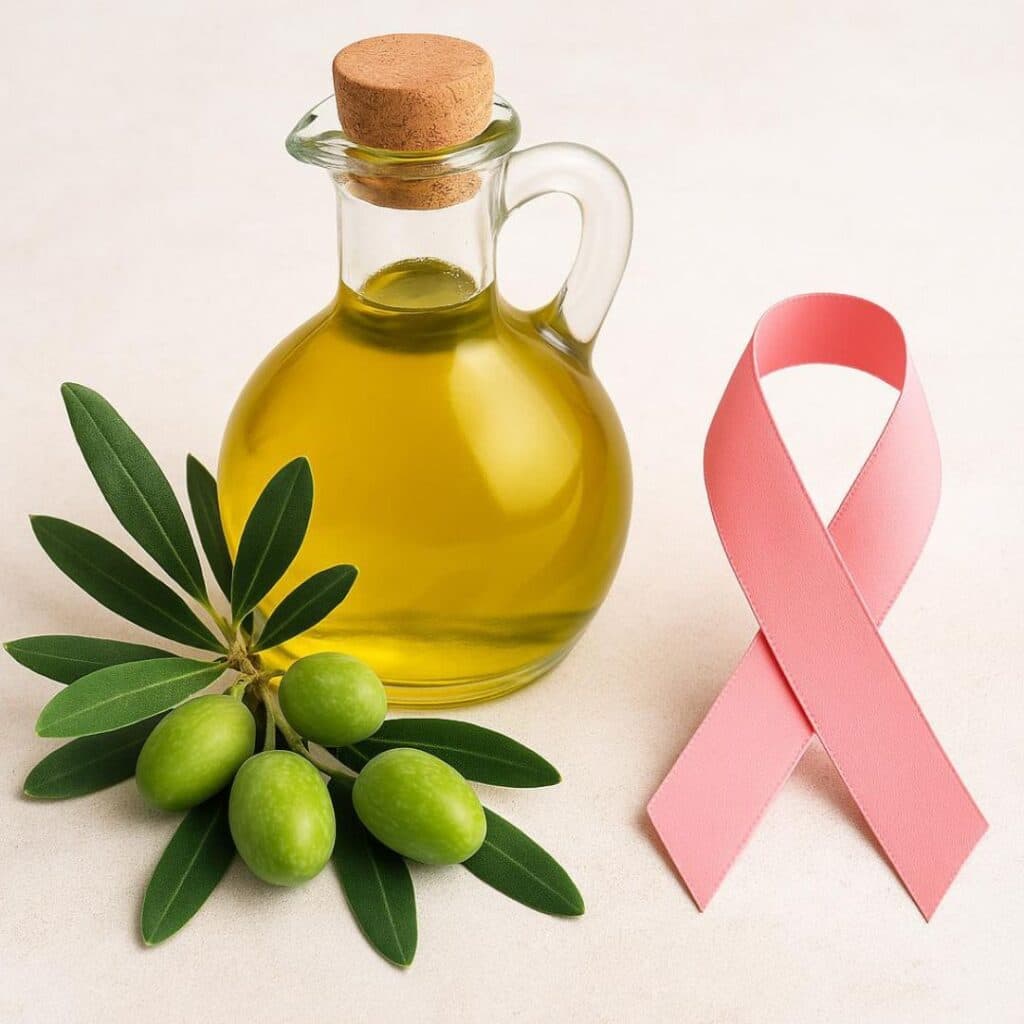 Hidroxitirosol prevención cáncer de mama