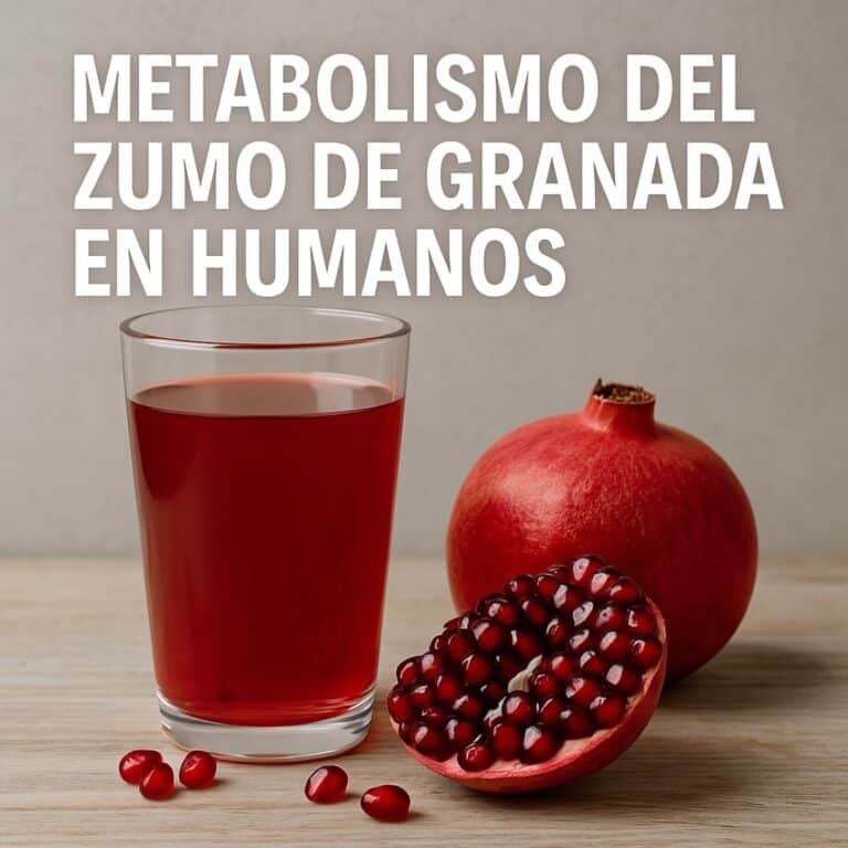 Metabolismo del zumo de granada en humanos