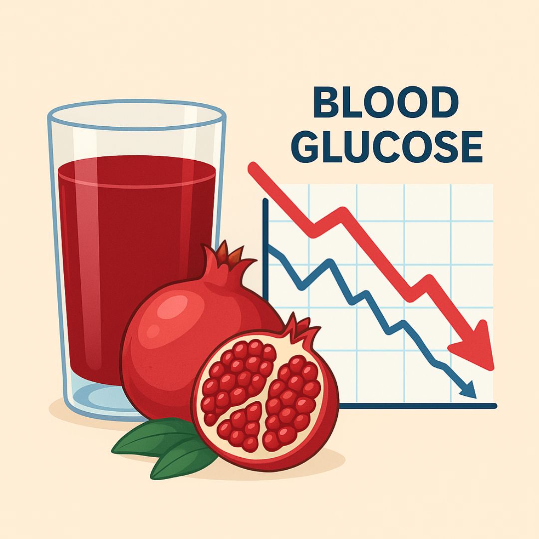 zumo de granada, glucosa, diabetes tipo 2, hipoglucemia, antioxidantes, polifenoles, salud natural