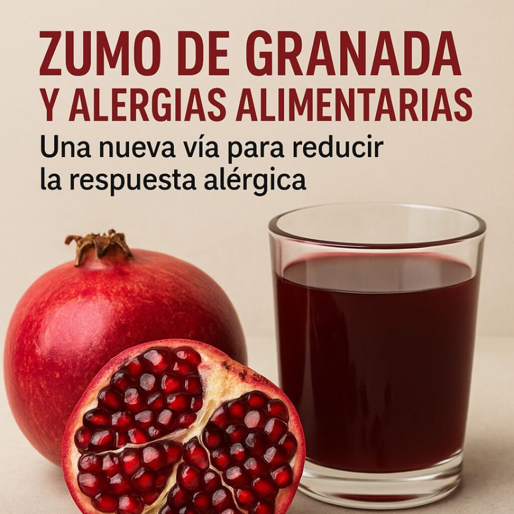 Zumo de granada y alergias alimentarias