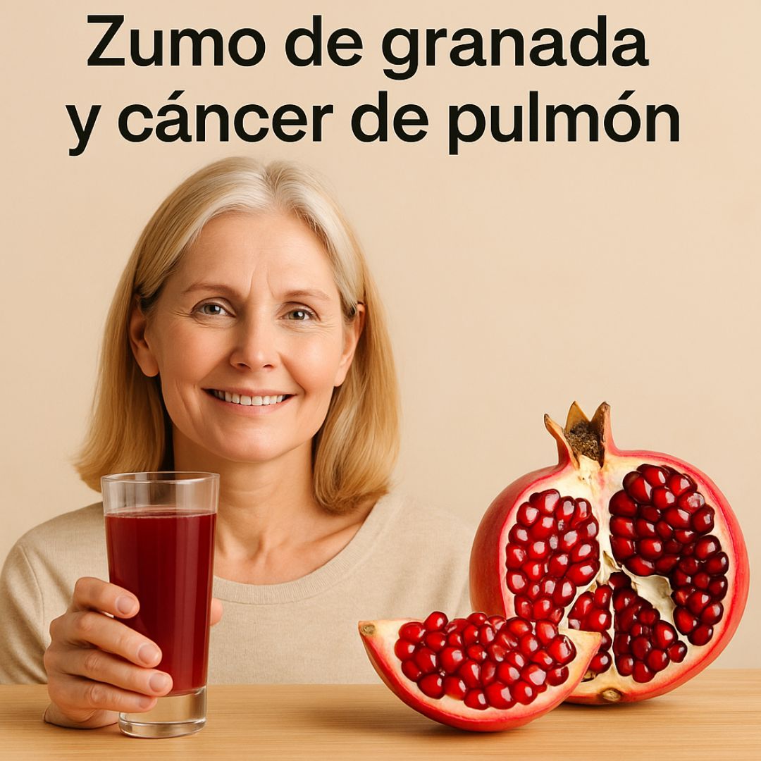 Zumo de granada y cáncer de pulmón