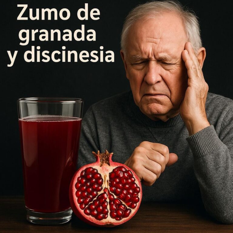 Zumo de granada y discinesia