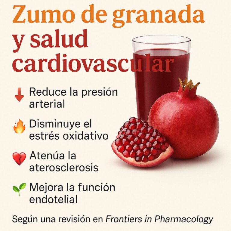 Zumo de granada y salud cardiovascular