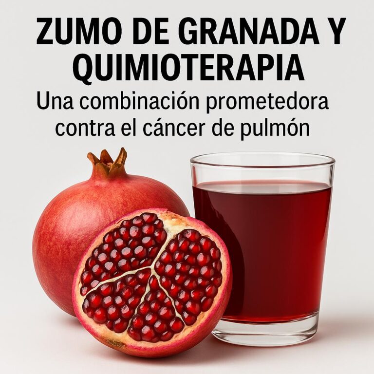 Zumo de granada y quimioterapia