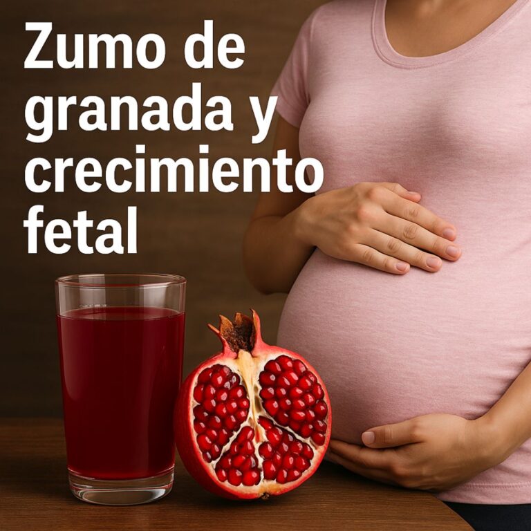 Zumo de granada y crecimiento fetal