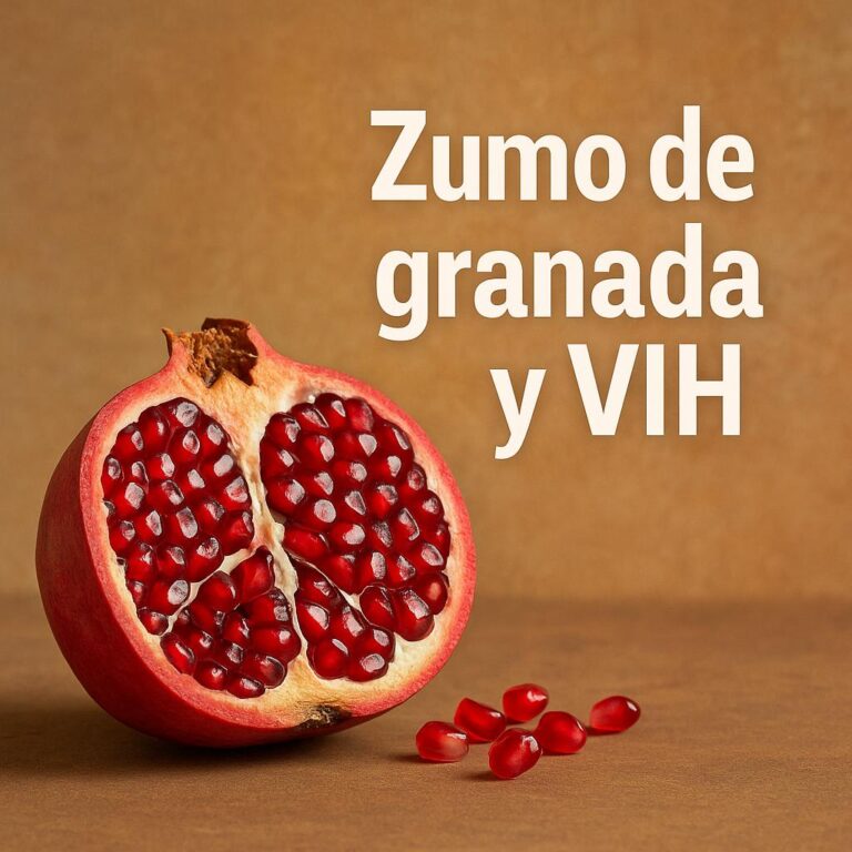 Zumo de granada y VIH