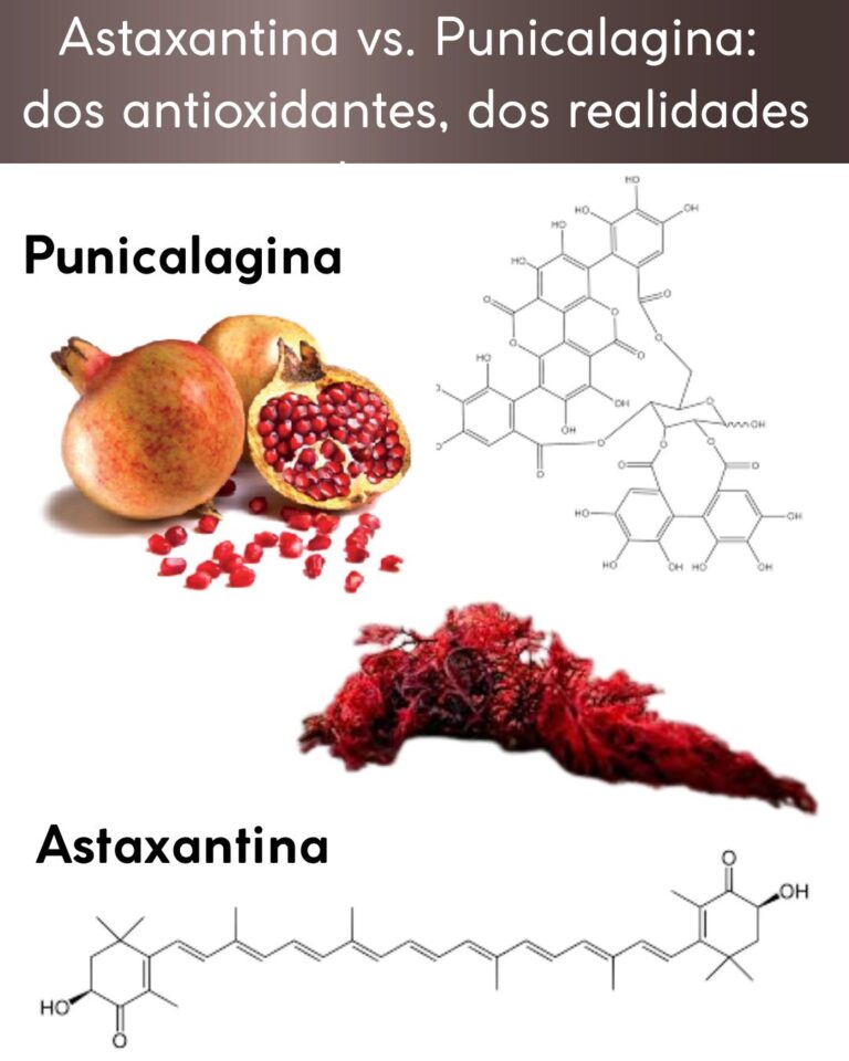 Astaxantina vs. Punicalagina