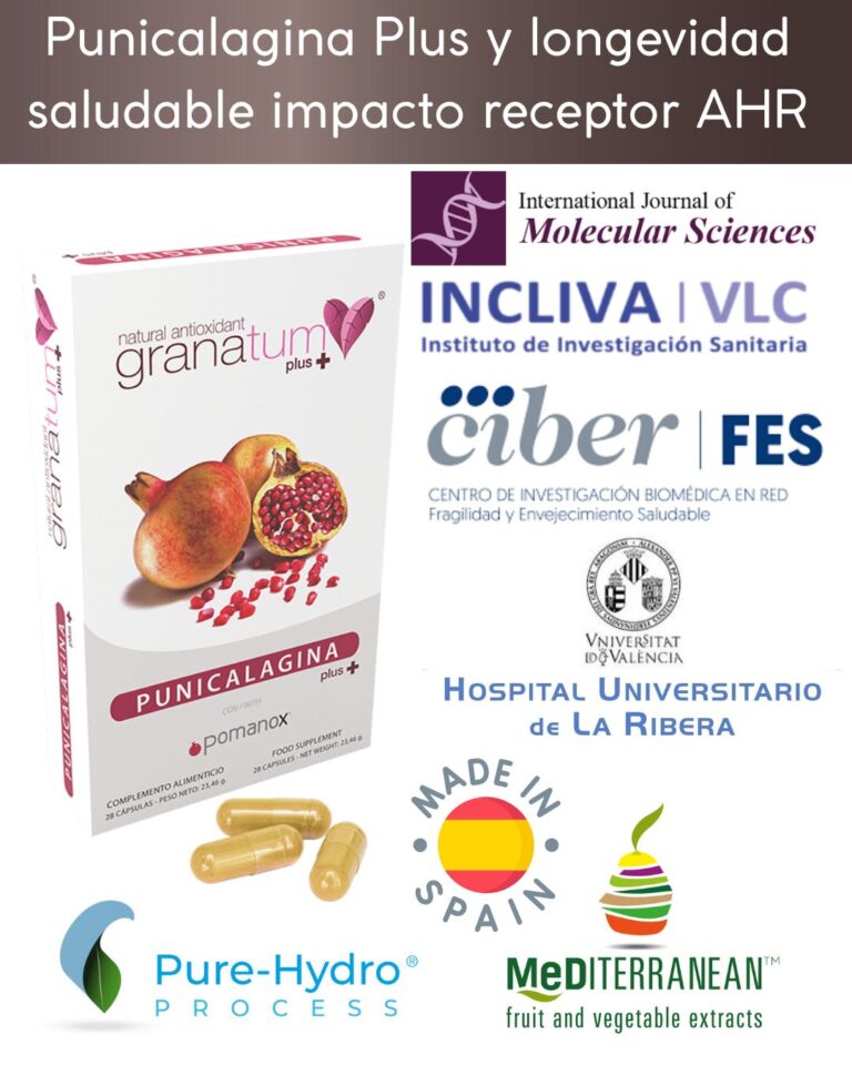 Punicalagina Plus y longevidad saludable