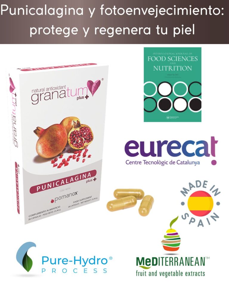 Punicalagina y fotoenvejecimiento